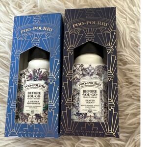 2 Poo Pourri Before You Go Toilet Spray Lavender Peppermint Heaven Scent Holiday